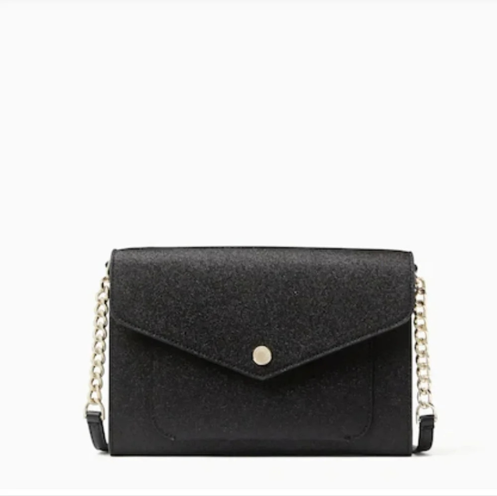Kate Spade Black Tinsel Crossbody Bag NWT